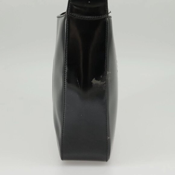 GUCCI Shoulder Bag Enamel Black Silver 000 0506 Auth - Picture 5 of 16